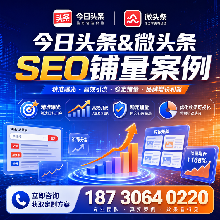 仙桃头条号SEO矩阵批量内容铺量成功案例