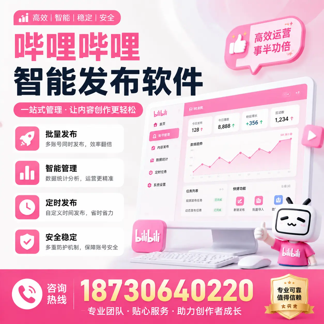 如何评估哔哩哔哩智能发布软件的ROI？仙桃 企业必读